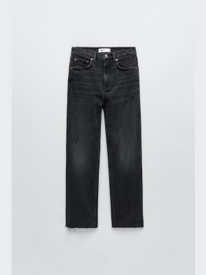 Zw Premium The Hw Kick Jeans In Sentinel Black