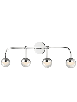 Boca 4 Light Led Bath Bracket Polished Chrome