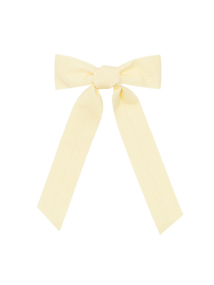 Girls Yellow Bow With Tails