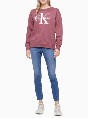 Monogram Logo Crewneck Sweatshirt