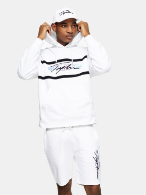 Signature White Panel Hoodie