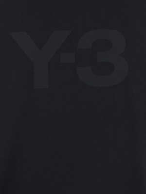 Y-3 Logo Print Hooded Windbreaker