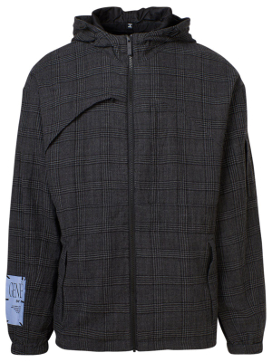 Mcq Alexander Mcqueen Checked Hooded Jacket