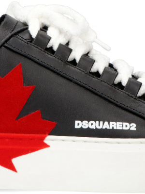 Dsquared2 Maple Leaf Printed Sneakers