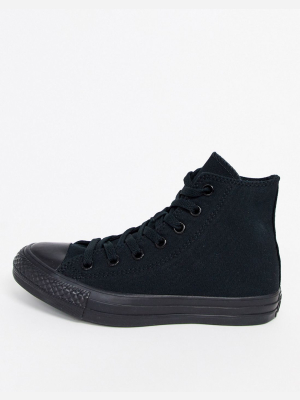 Converse Chuck Taylor All Star Hi Canvas Sneakers In Black Mono