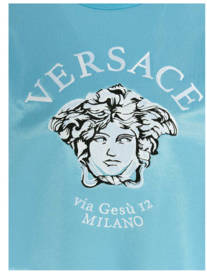 Versace Medusa Print Crewneck Sweatshirt