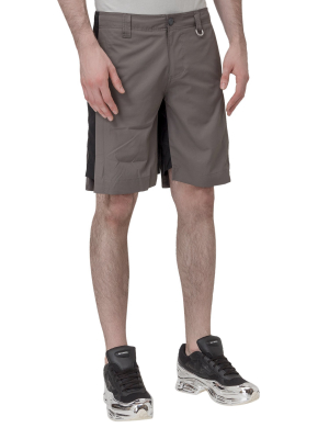 C2h4 Rear Pocket Panelled Shorts