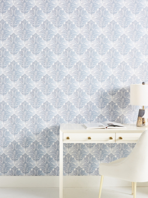 Faded Damask Wallpaper