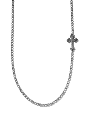 Embedded Cross Necklace