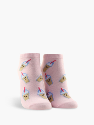 Frappe Print Ankle Socks