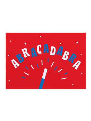 Abracadabra Greeting Card