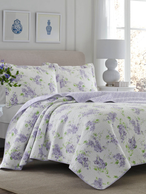 Purple Keighley Quilt Set - Laura Ashley