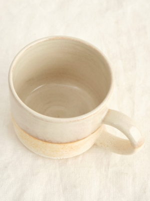 Stoneware Coffee Mug In Brown Stoneware