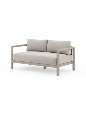 Sonoma Outdoor Sofa, Weathered Grey