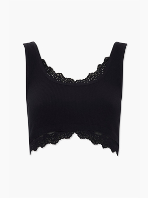 Seamless Scalloped Bralette