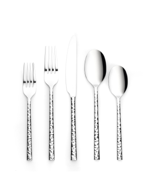20pc Stainless Steel Marsio Hammered Silverware Set - Project 62™