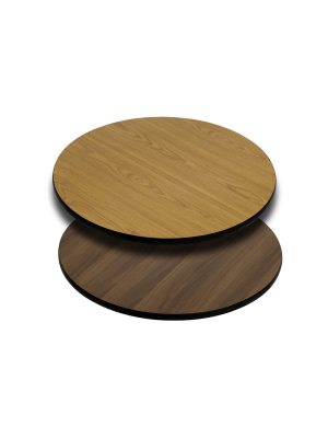 Flash Furniture 24'' Round Table Top With Reversible Laminate Top