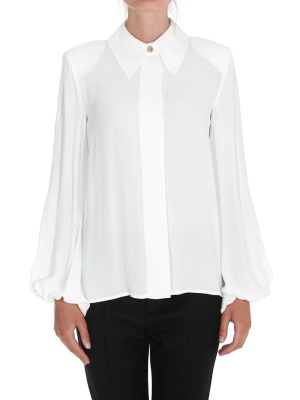 Elisabetta Franchi Balloon-sleeved Blouse