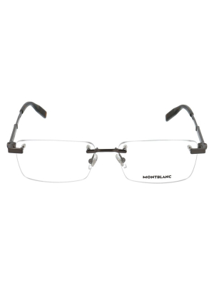 Montblanc Rectangular Rimless Glasses