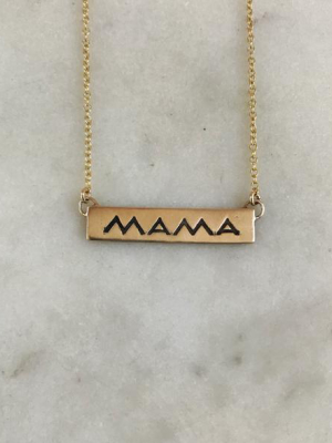 Mama Pennant Necklace