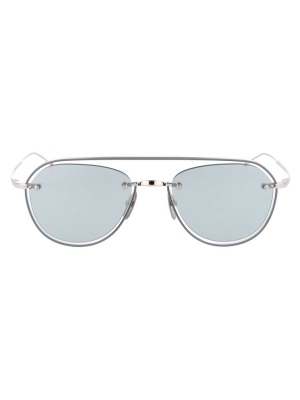 Thom Browne Eyewear Aviator Frame Sunglasses