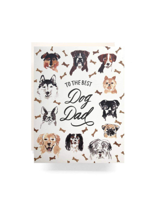 Best Dog Dad Card