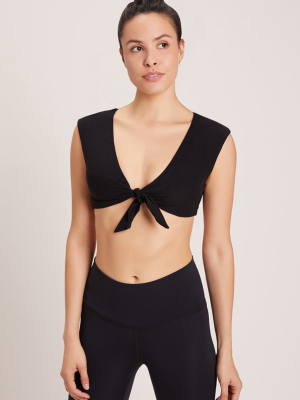 Knotty Sports Bra - Noir