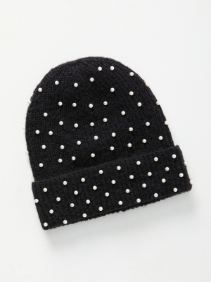 Lele Sadoughi Spencer Embellished Beanie