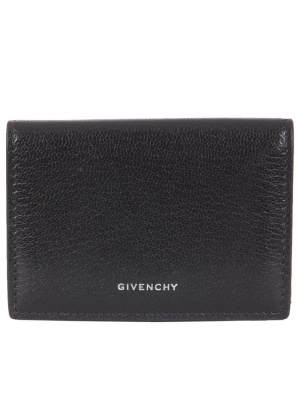 Givenchy Logo Engraved Foldover Wallet