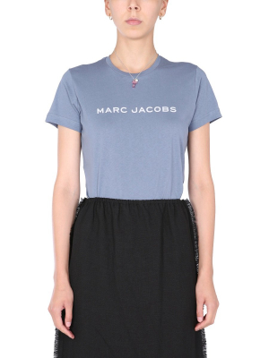 Marc Jacobs Logo Print Crewneck T-shirt