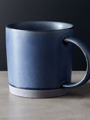 Cast Reactive Glaze Black Mug