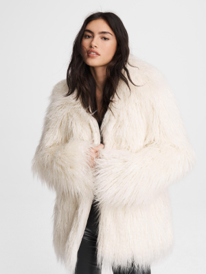 Adelyn Mongolian Faux Fur Coat