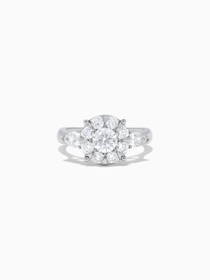 Effy Bouquet 14k White Gold Diamond Cluster Ring, 1.90 Tcw