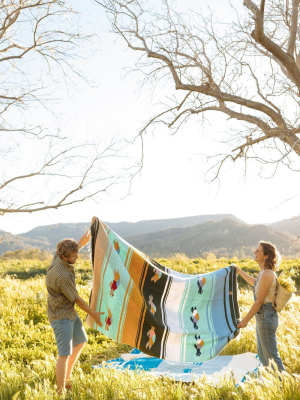 Tortuga Verde Upcycled Blanket