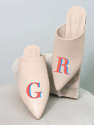 Monogram Beige Pointe