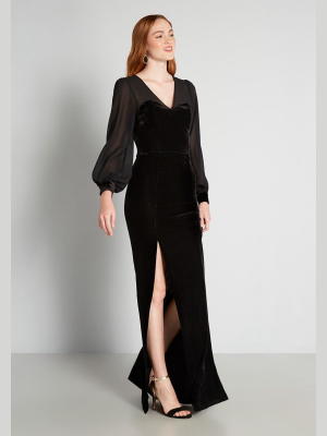 Morticia's Magnificence Maxi Dress