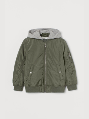 Padded Bomber Jacket