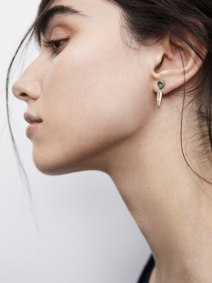 Grass Beam Earrings Y-d-em