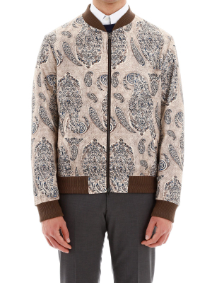 Etro Paisley Print Bomber Jacket