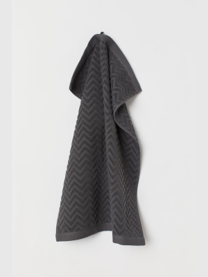 Jacquard-patterned Hand Towel