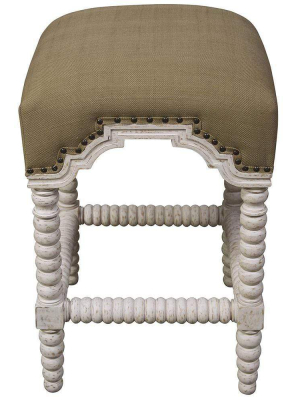 Noir Abacus Counter Stool