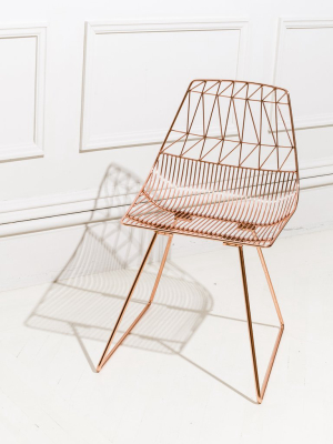 Lucy Chair: Metallic