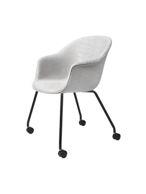 Bat Meeting Chair: 4-star Swivel Base With Castors + Full Upholstery