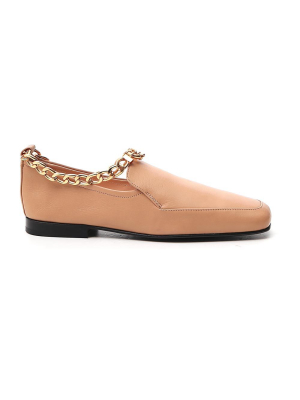 By Far Nick Chain-embellished Loafers