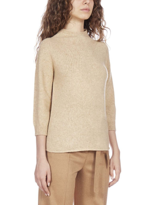 Max Mara High-neck Knitted Sweater