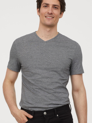 Slim Fit V-neck T-shirt