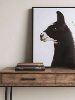 24"x30" Llama Framed Printed Wall Canvas - Threshold™