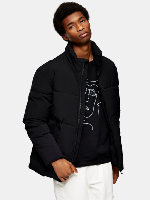 Considered Black Padded Puffer Jacket