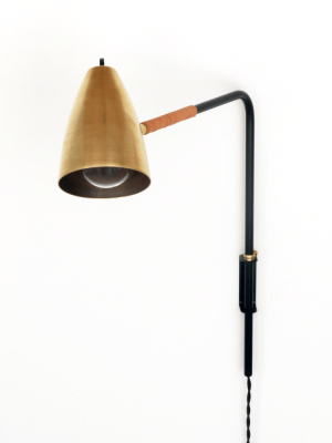 St. Germain Lamp With Leather
