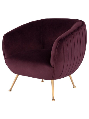 Nuevo Sofia Occasional Chair - Mulberry